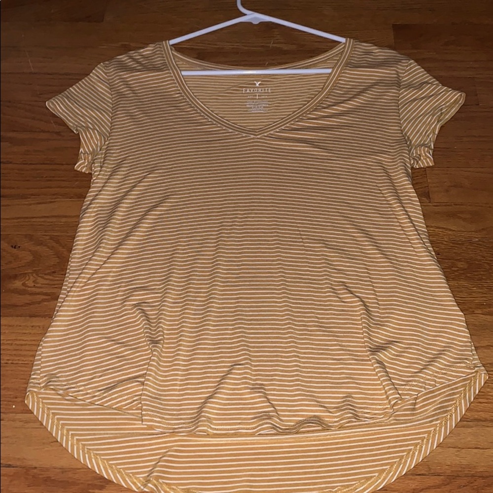 Women’s Striped American Eagle V-neck